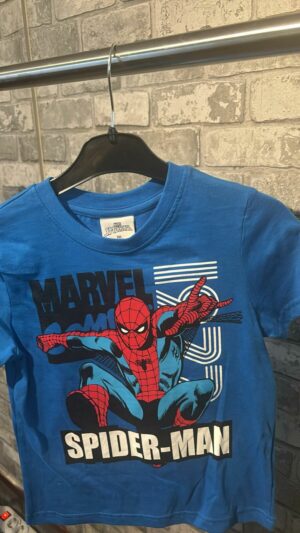 Spiderman shirtje blauw