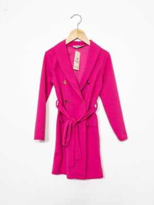 Dress jacket lange mouw Fuchsia